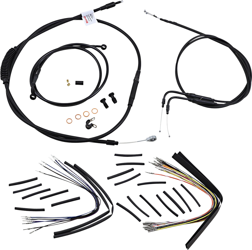 Burly Brand Control Kit - 16" Ape Hanger Handlebars B30-1015 - Main Product View