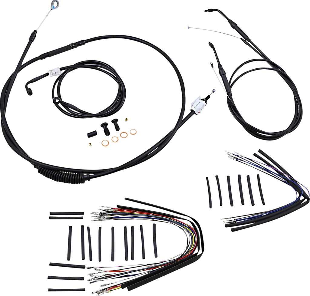 Burly Brand Control Kit - 16" Ape Hanger Handlebars B30-1041 - Main Product View
