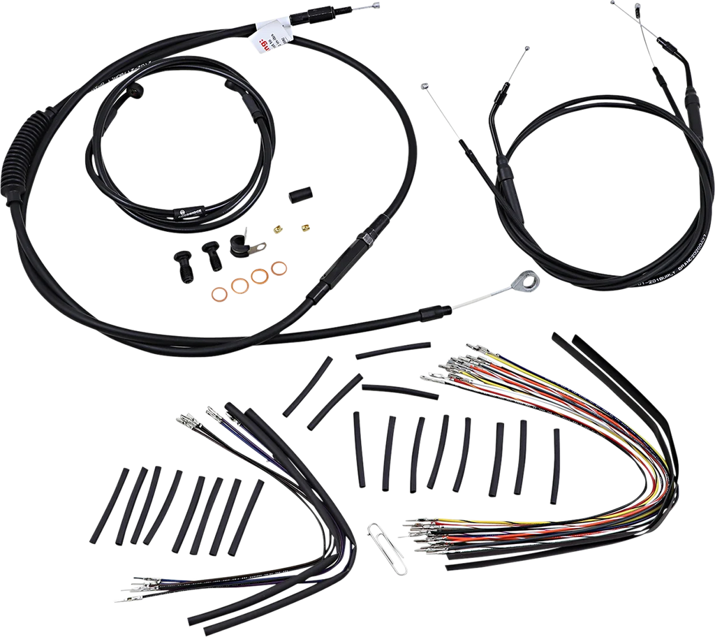 Burly Brand Control Kit - 16" Ape Hanger Handlebars B30-1047 - Main Product View