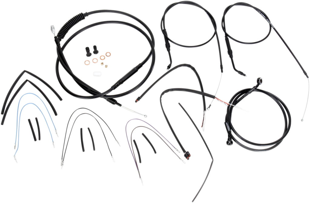 Burly Brand Control Kit - 16" Ape Hanger Handlebars B30-1069 - Main Product View