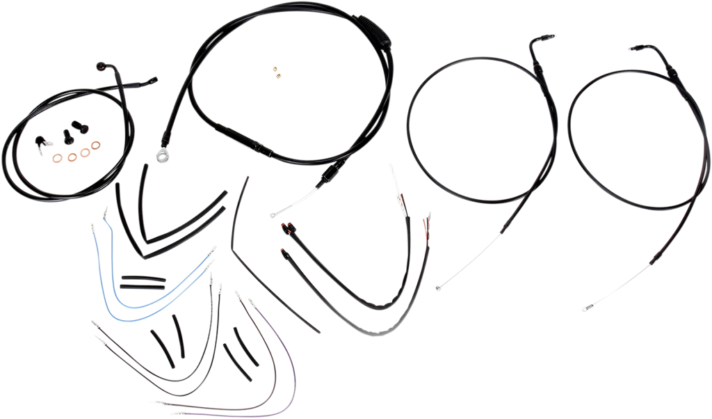 Burly Brand Control Kit - 16" Ape Hanger Handlebars B30-1072 - Main Product View