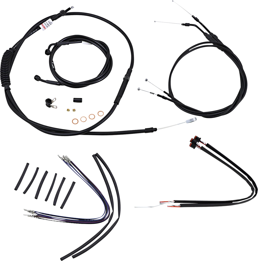 Burly Brand Control Kit - 16" Ape Hanger Handlebars B30-1108 - Main Product View