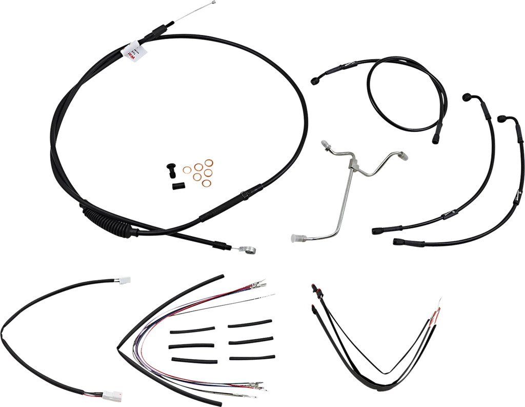 Burly Brand Control Kit - 16" Ape Hanger Handlebars B30-1171 - Main Product View
