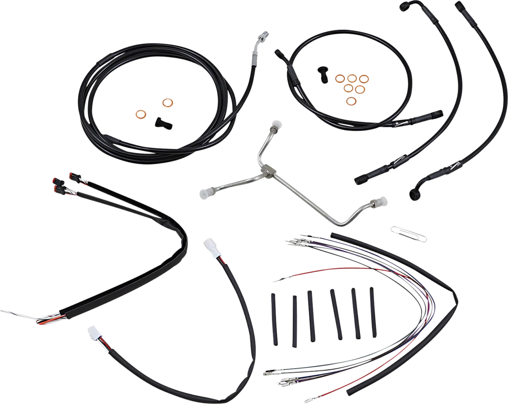 Burly Brand Control Kit - 16" Ape Hanger Handlebars B30-1174 - Main Product View