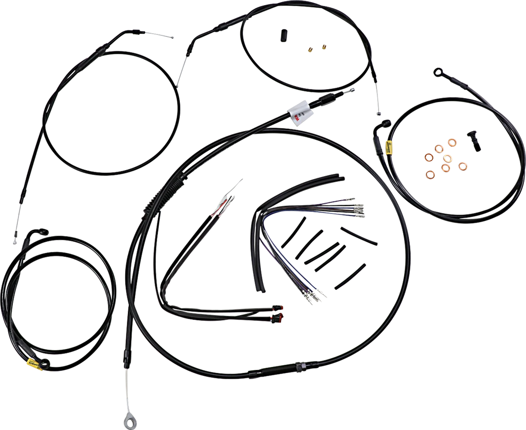 Burly Brand Control Kit - 16" Ape Hanger Handlebars B30-1204 - Main Product View