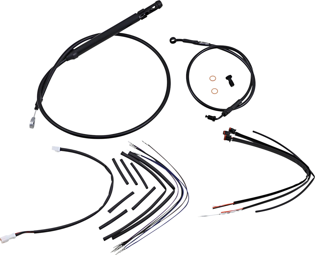 Burly Brand Control Kit - 16" Ape Hanger Handlebars B30-1256 - Main Product View