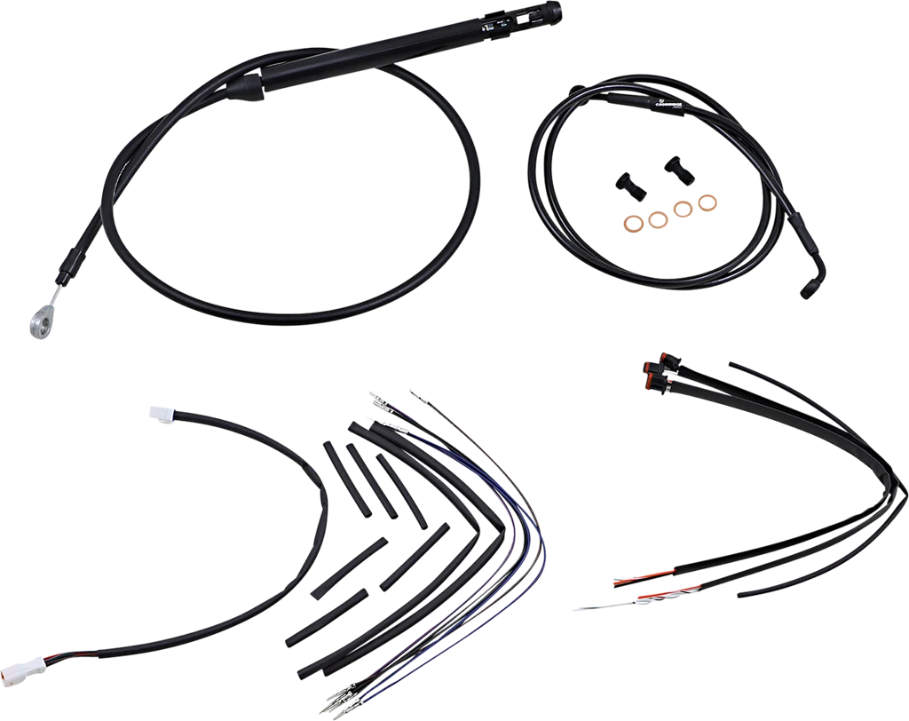 Burly Brand Control Kit - 16" Ape Hanger Handlebars B30-1261 - Main Product View