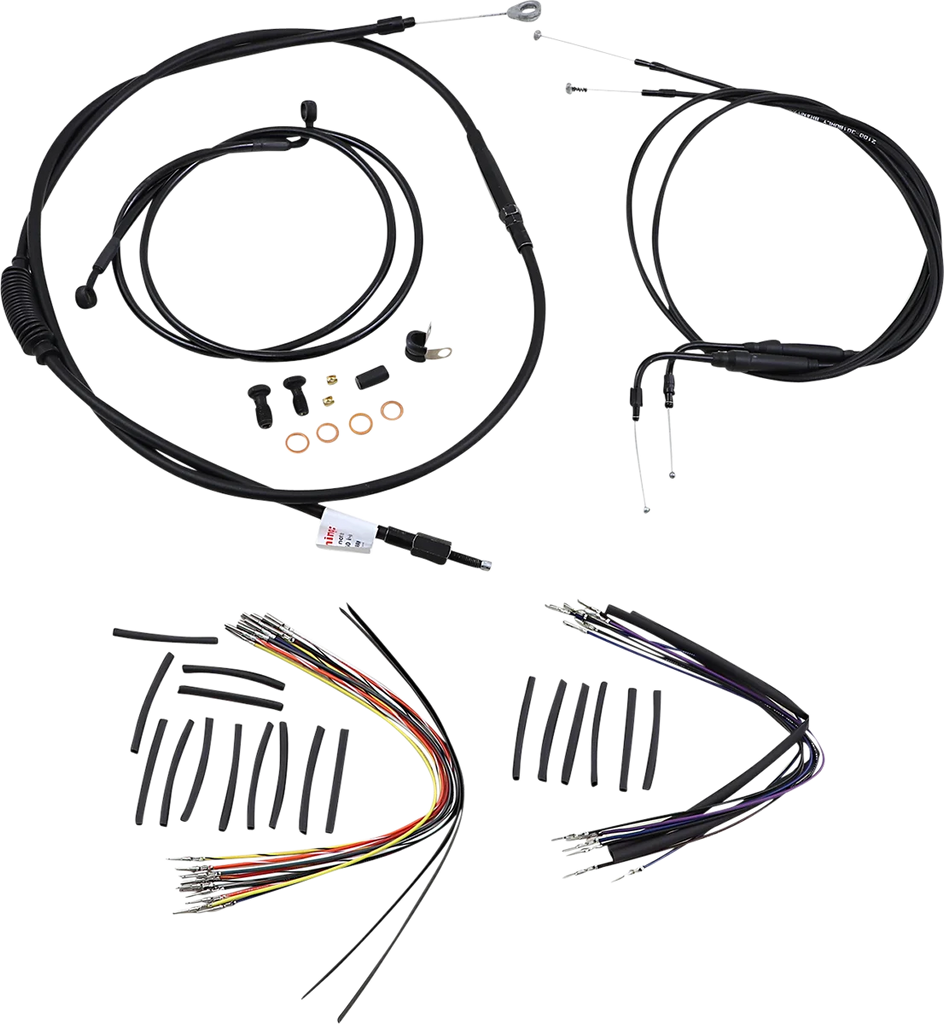 Burly Brand Control Kit - 16" Ape Hanger Handlebars B30-1013 - Main Product View