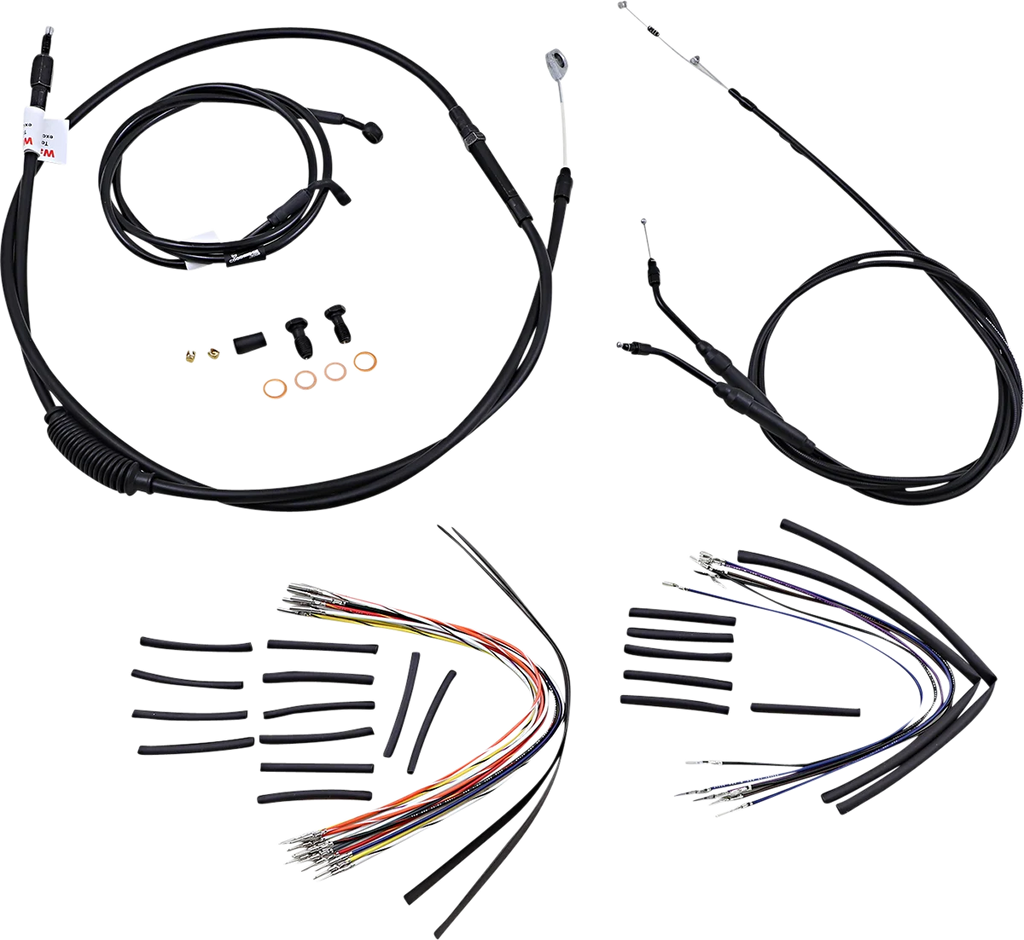 Burly Brand Control Kit - 16" Ape Hanger Handlebars B30-1038 - Main Product View