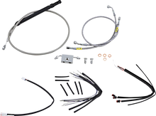 Load image into Gallery viewer, Burly Brand Control Kit - 16" Gorilla Handlebars - Stainless B30-1244 - Main Product View