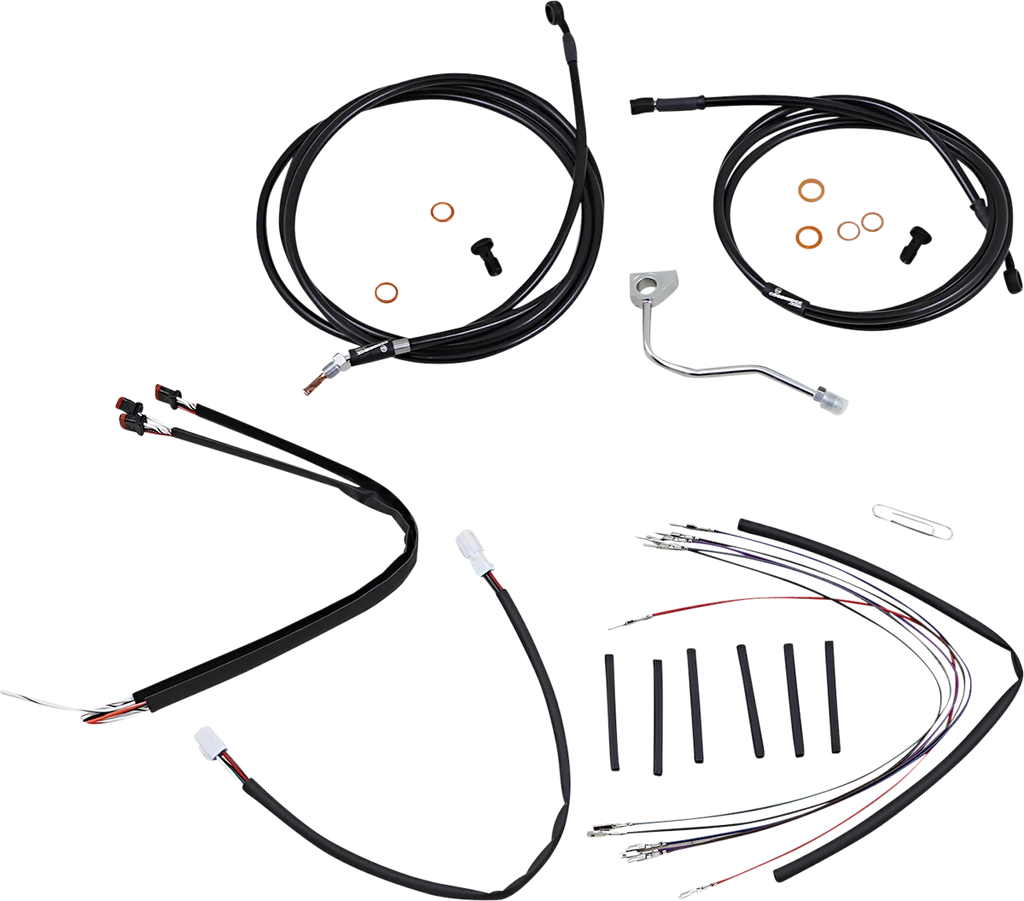 Burly Brand Control Kit - 18" Ape Hanger Handlebars - ABS B30-1181 - Main Product View