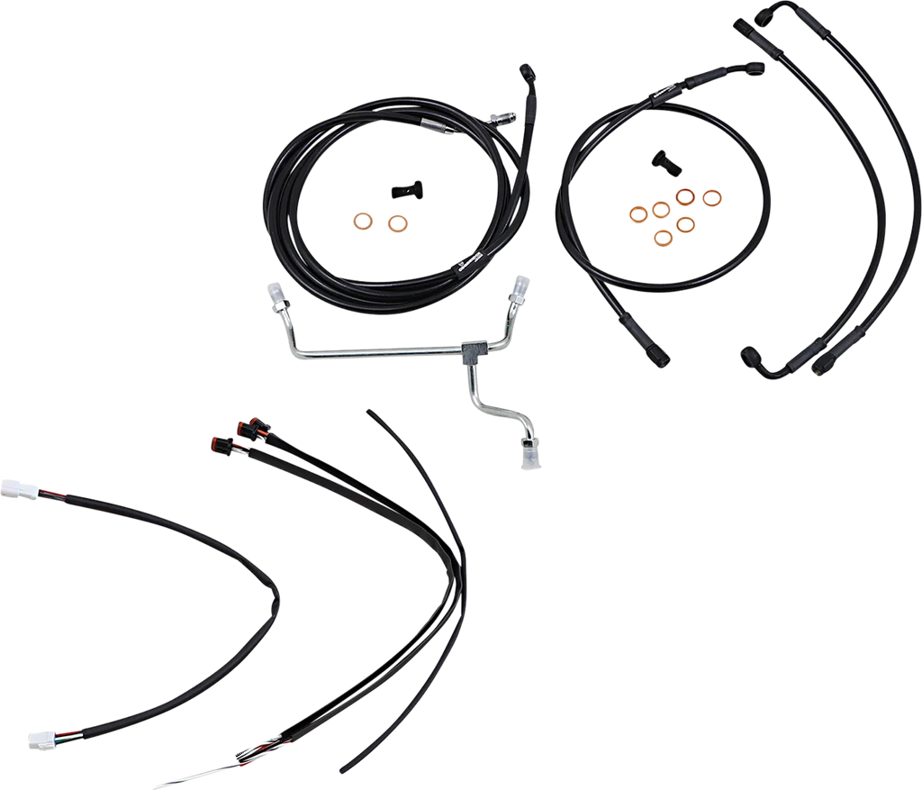Burly Brand Control Kit - 18" Ape Hanger Handlebars B30-1184 - Main Product View