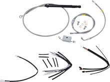 Load image into Gallery viewer, Burly Brand Control Kit - 18" Gorilla Handlebars - Stainless B30-1245 - Main Product View