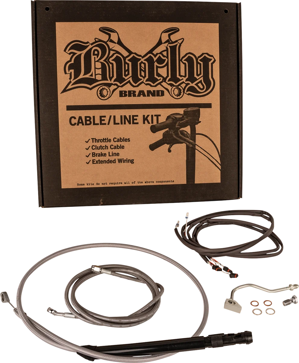 Burly Brand Control Kit - Bagger - 15" - Stainless Steel B30-1317 - Side View