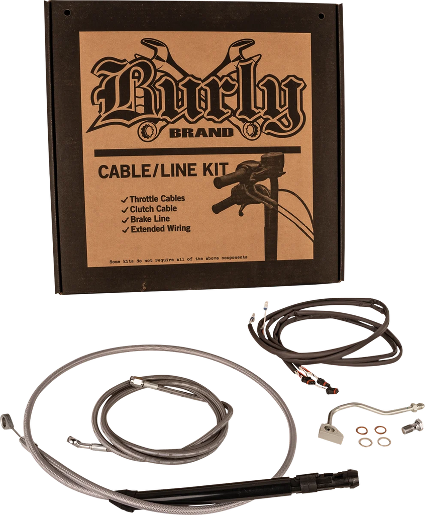 Burly Brand Control Kit - Bagger - 15" - Stainless Steel B30-1317 - Side View