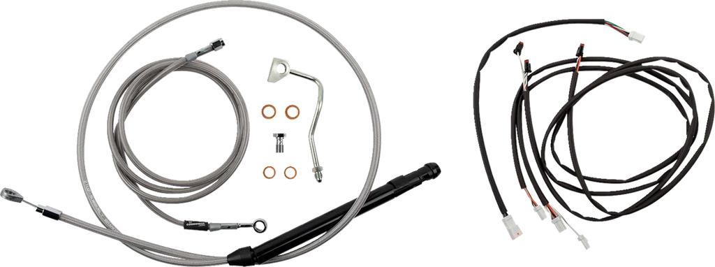 Burly Brand Control Kit - Gorilla Ape Hanger - 14" - Stainless Steel B30-1311 - Main Product View