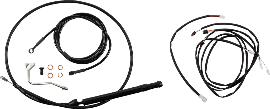 Burly Brand Control Kit - Gorilla Ape Hanger - 18" - Black B30-1310 - Main Product View