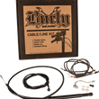 Load image into Gallery viewer, Burly Brand Control Kit - Gorilla Ape Hanger - 18" - Black B30-1310 - Side View