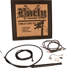 Load image into Gallery viewer, Burly Brand Control Kit - Gorilla Ape Hanger - 18" - Black B30-1310 - Side View