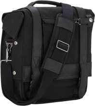 Load image into Gallery viewer, Burly Brand Detachable Saddlebag - Black B15-1000B - Back View