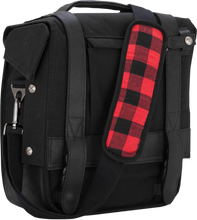 Load image into Gallery viewer, Burly Brand Detachable Saddlebag - Black B15-1000B - Installation View