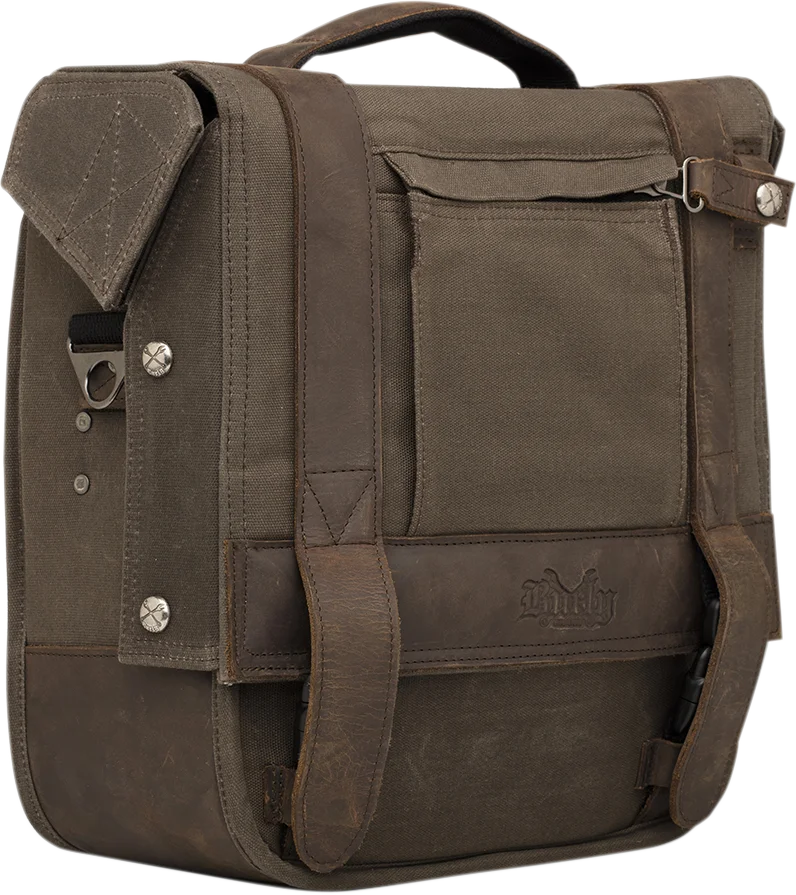 Burly Brand Detachable Saddlebag - Black B15-1000B - Additional View 5