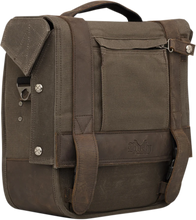 Load image into Gallery viewer, Burly Brand Detachable Saddlebag - Dark Oak B15-1000D - Main Product View