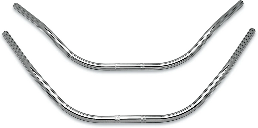 Burly Brand Handlebar - Bikini - Internal Wiring B28-329 - Side View