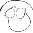 Load image into Gallery viewer, Burly Brand Handlebar Cable And Brake Line Kit - Clubman Handlebars B30-1099 - Side View