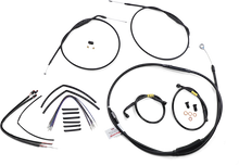 Load image into Gallery viewer, Burly Brand Handlebar Cable and Brake Line Kit - 14" Wide Glide Gorilla Handlebars B30-1215 - Main Product View