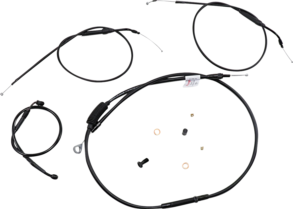 Burly Brand Handlebar Cable and Brake Line Kit - Extended