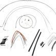 Load image into Gallery viewer, Burly Brand Handlebar Cable/Brake Line Kit - Complete