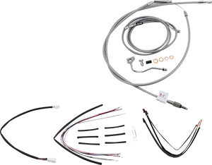 Burly Brand Handlebar Cable/Brake Line Kit - Complete