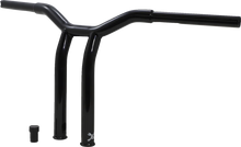 Load image into Gallery viewer, Burly Brand Handlebar - Dominator - Raked - 12" - Black B12-6052B - Side View