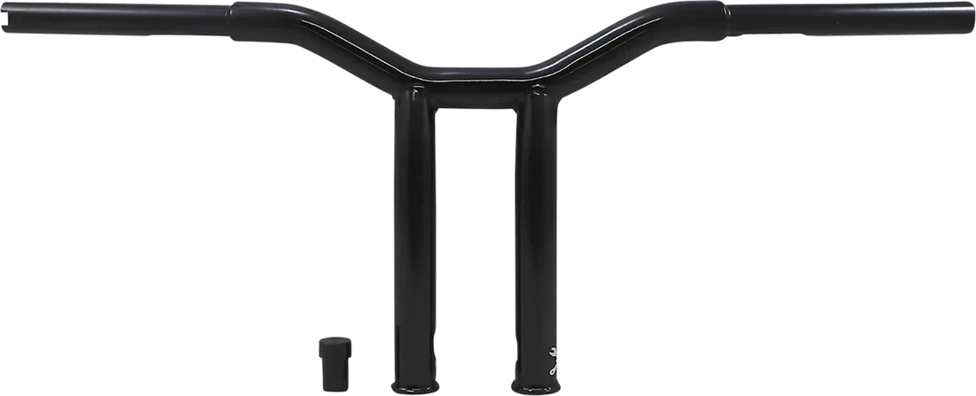 Burly Brand Handlebar - Dominator - Raked - 12" - Black B12-6052B - Detail View