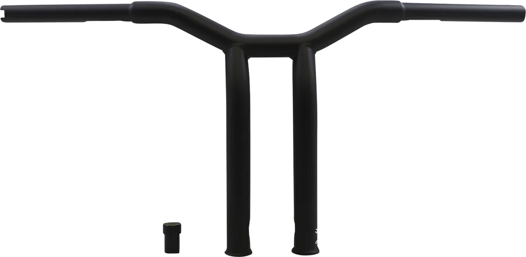 Burly Brand Handlebar - Dominator - Raked - 12" - Matte Black B12-6052SB - Main Product View