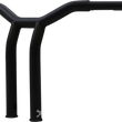 Load image into Gallery viewer, Burly Brand Handlebar - Dominator - Raked - 12" - Matte Black B12-6052SB - Side View