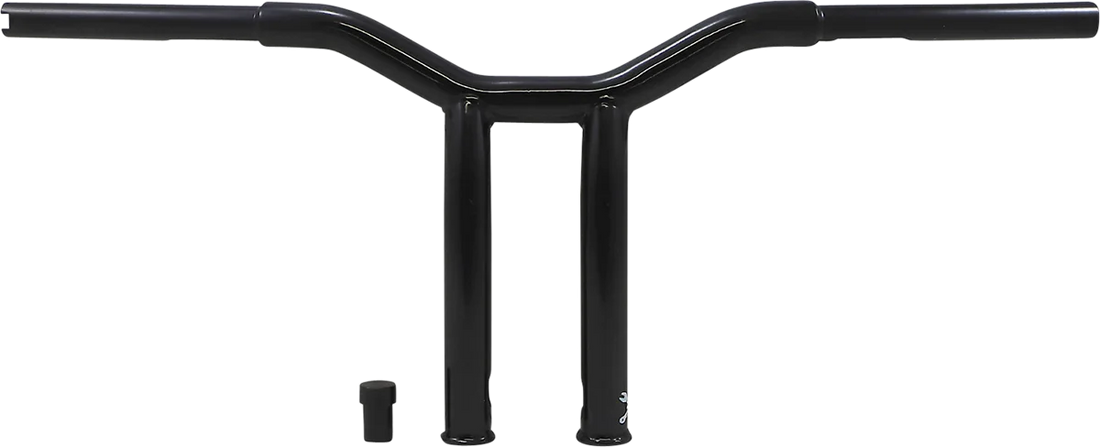 Burly Brand Handlebar - Dominator - Raked - 12" - Matte Black B12-6052SB - Detail View