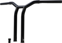 Load image into Gallery viewer, Burly Brand Handlebar - Dominator - Raked - 14" - Black B12-6053B - Side View