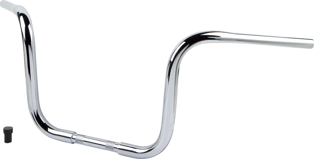 Burly Brand Handlebar - Gorilla Ape - TBW - 12" - Chrome B12-1501C - Side View
