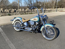 Load image into Gallery viewer, Burly Brand Handlebar - Gorilla Ape - TBW - 16" - Chrome B12-1503C - Back View