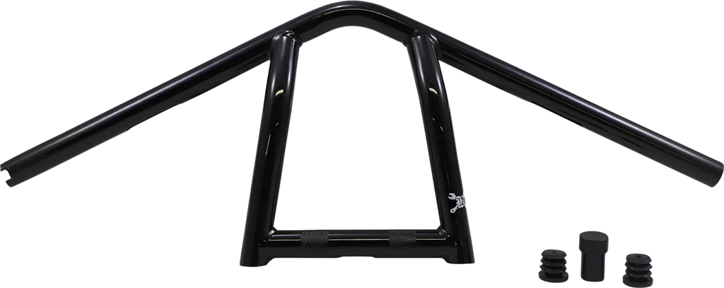 Burly Brand Handlebar - Jim - 9" - Black B12-6040B - Main Product View