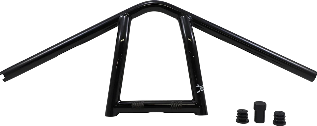 Burly Brand Handlebar - Jim - 9" - Chrome B12-6040C - Detail View