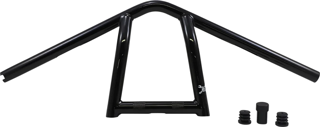 Burly Brand Handlebar - Jim - 9" - Chrome B12-6040C - Detail View