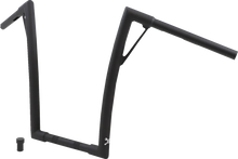 Load image into Gallery viewer, Burly Brand Handlebar - Louie - 16" - Textured Black B12-7008TB - Side View