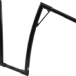 Load image into Gallery viewer, Burly Brand Handlebar - Louie - 19" - Black B12-7011B - Side View