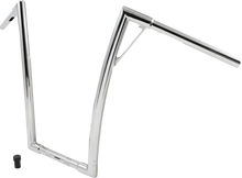 Load image into Gallery viewer, Burly Brand Handlebar - Louie - 19" - Chrome B12-7011C - Side View
