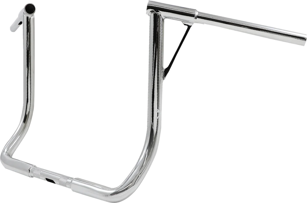 Burly Brand Handlebar - Louie B - 16" - Chrome B12-7005C - Side View