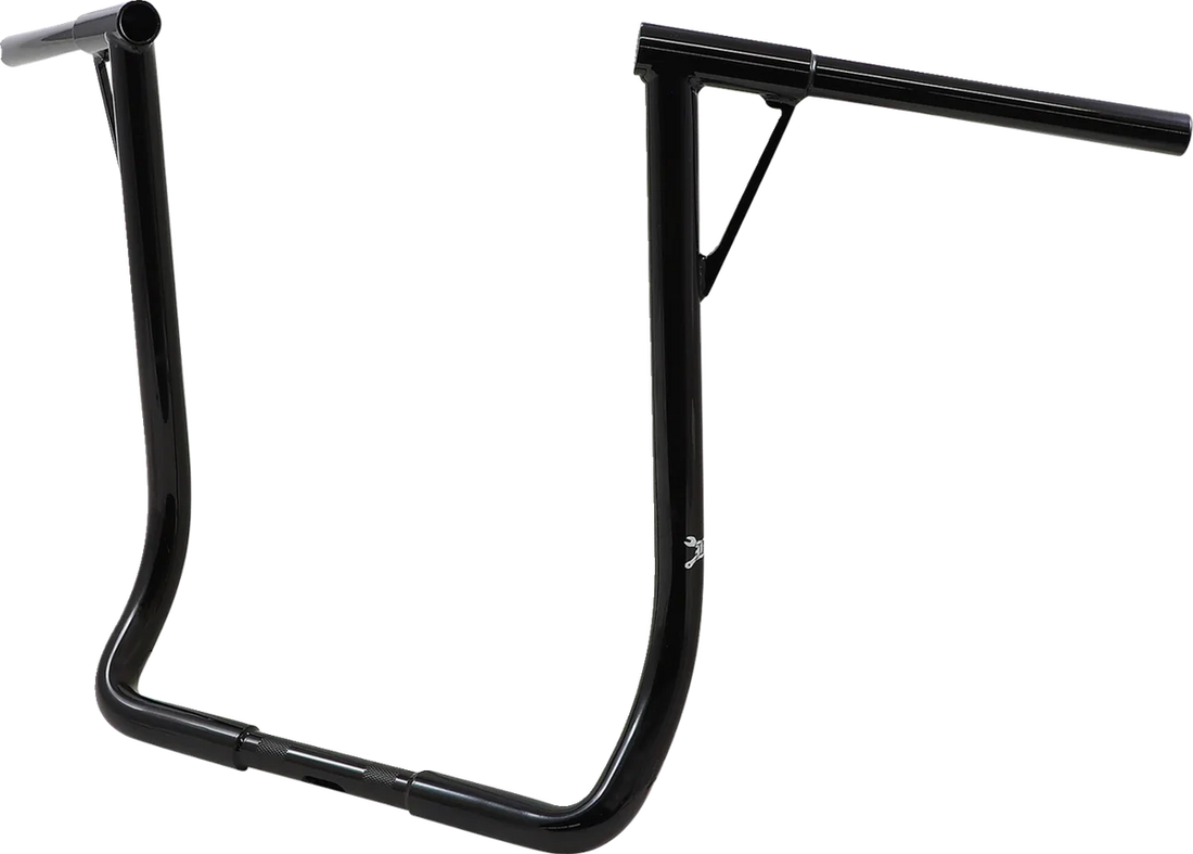 Burly Brand Handlebar - Louie B - 19" - Black B12-7006B - Back View