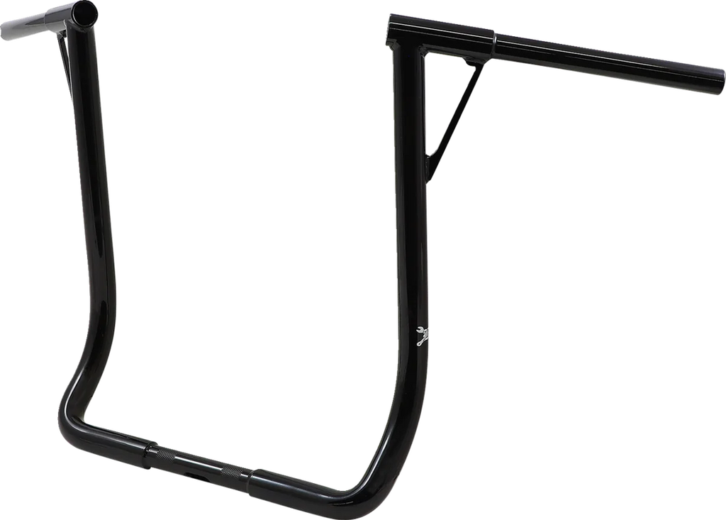 Burly Brand Handlebar - Louie B - 19" - Black B12-7006B - Back View